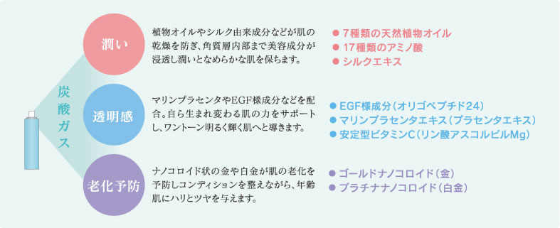 潤い透明感老化予防